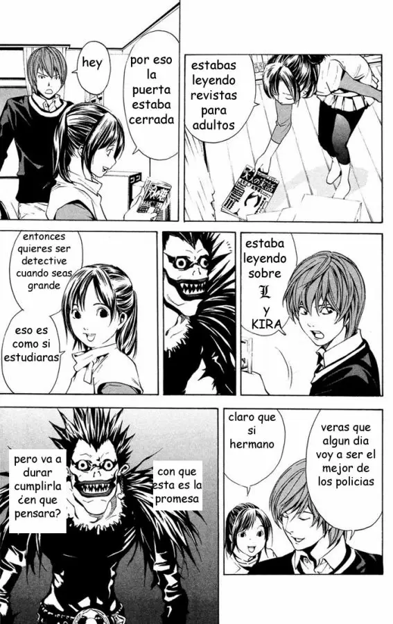 Death Note capítulo 3, página 8