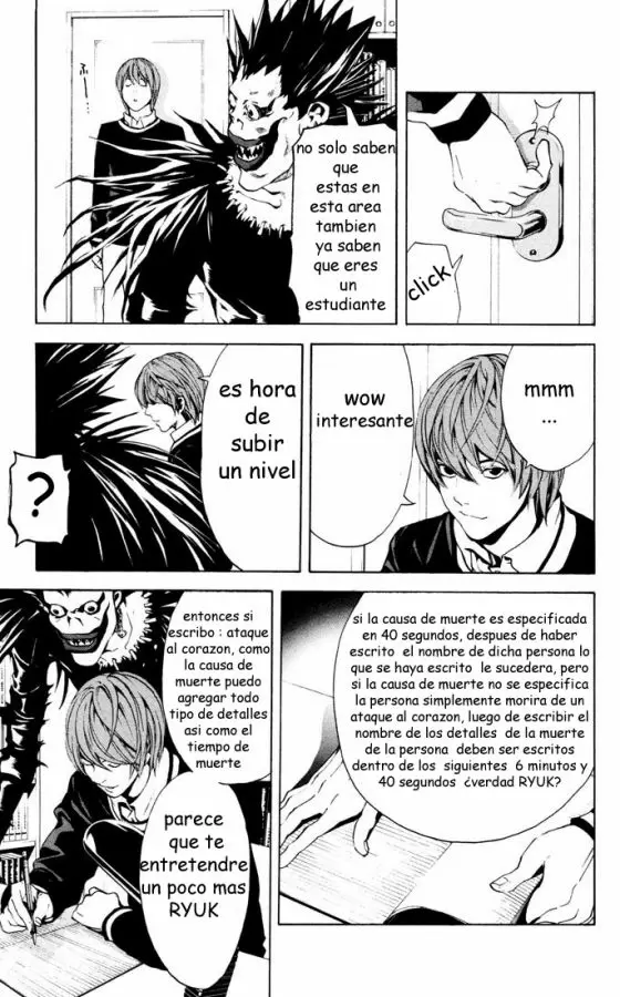 Death Note capítulo 3, página 22