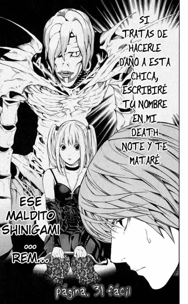 Death Note capítulo 31, página 1