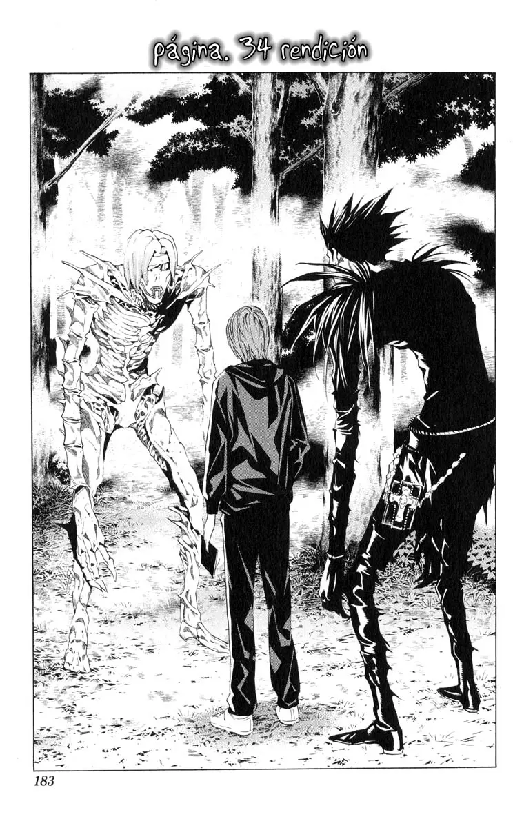 Death Note capítulo 34, página 1