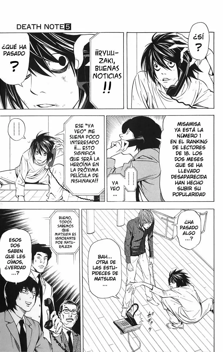 Death Note capítulo 38, página 17