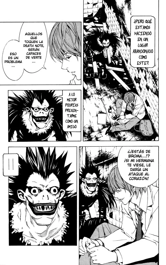 Death Note capítulo 4, página 1