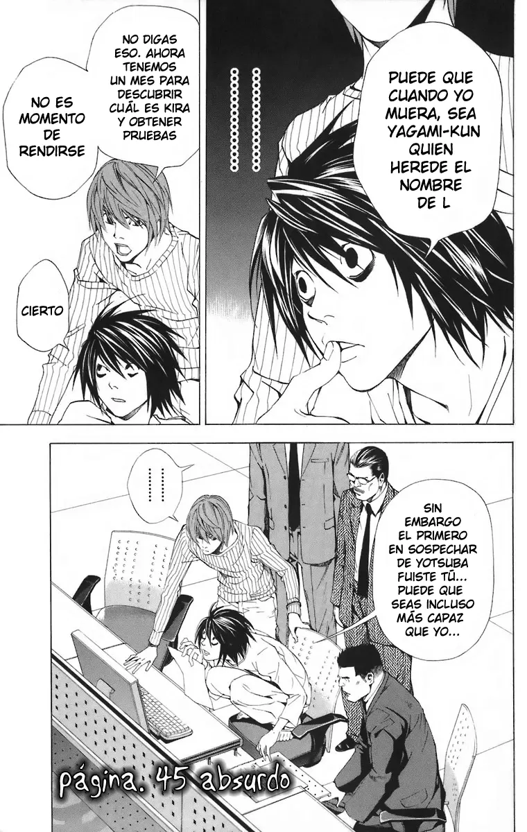 Death Note capítulo 45, página 1
