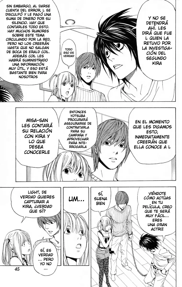 Death Note capítulo 45, página 16