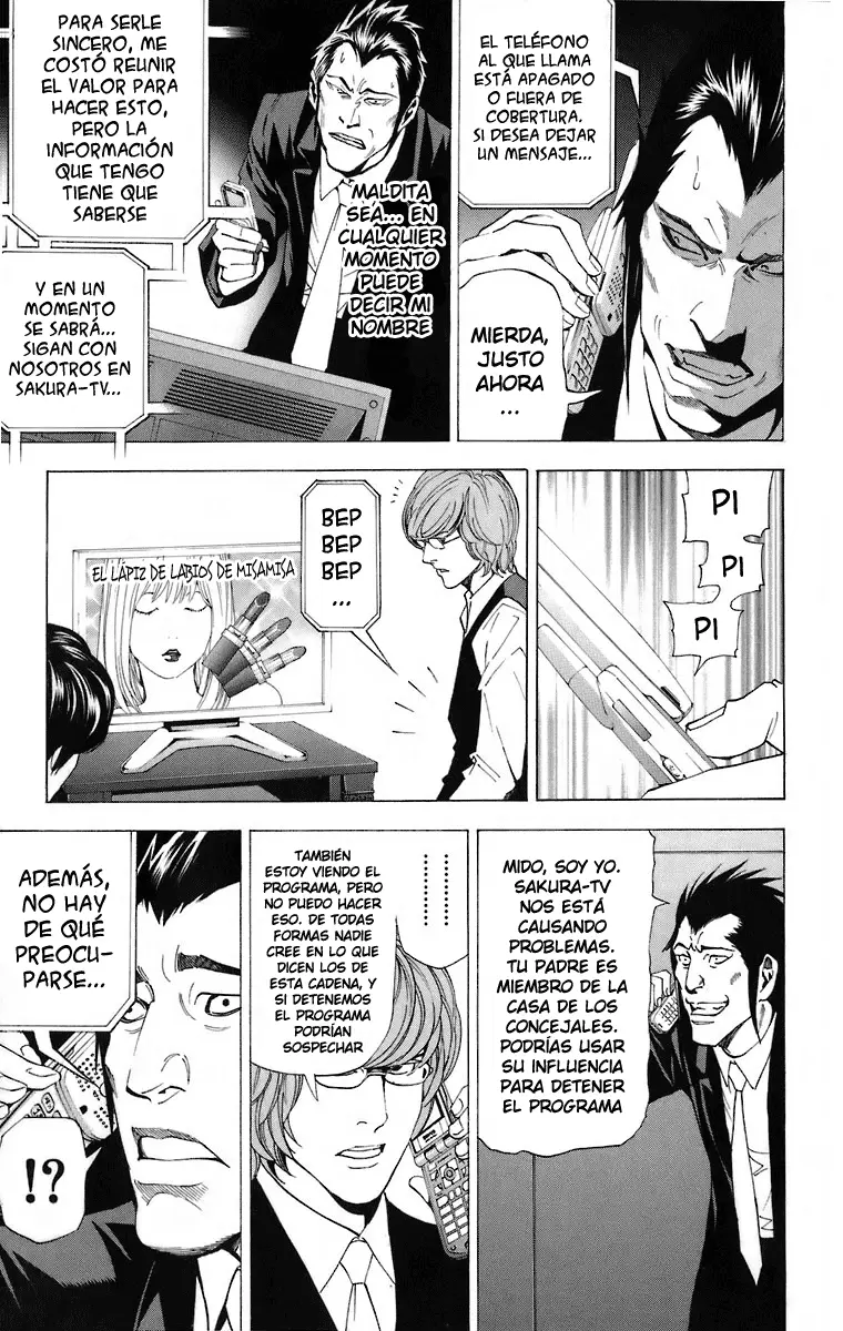 Death Note capítulo 50, página 17
