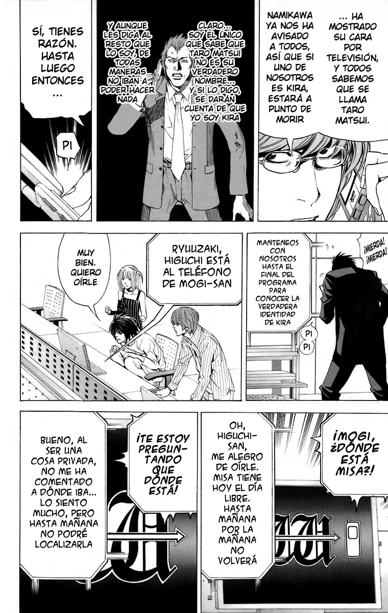 Death Note capítulo 50, página 18