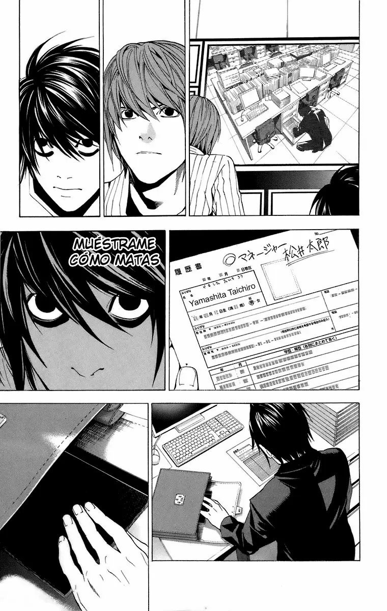 Death Note capítulo 51, página 10
