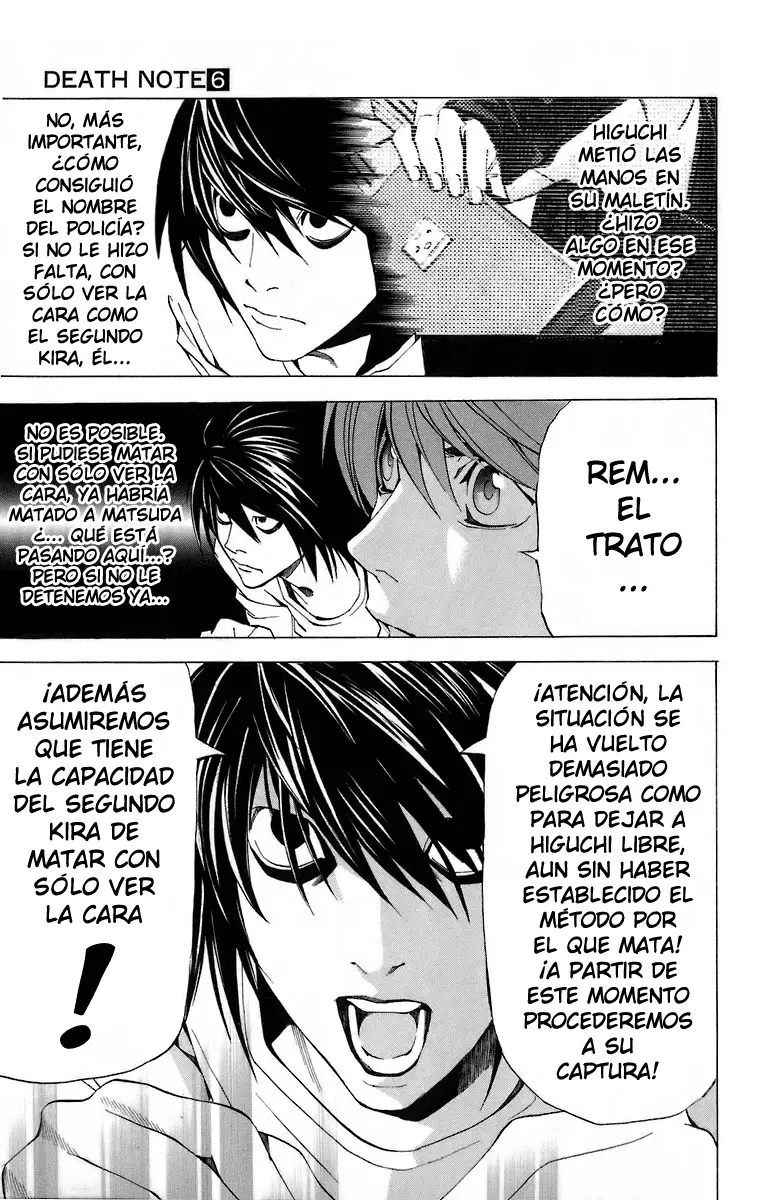Death Note capítulo 51, página 20