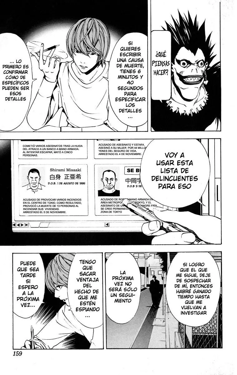 Death Note capítulo 6, página 9