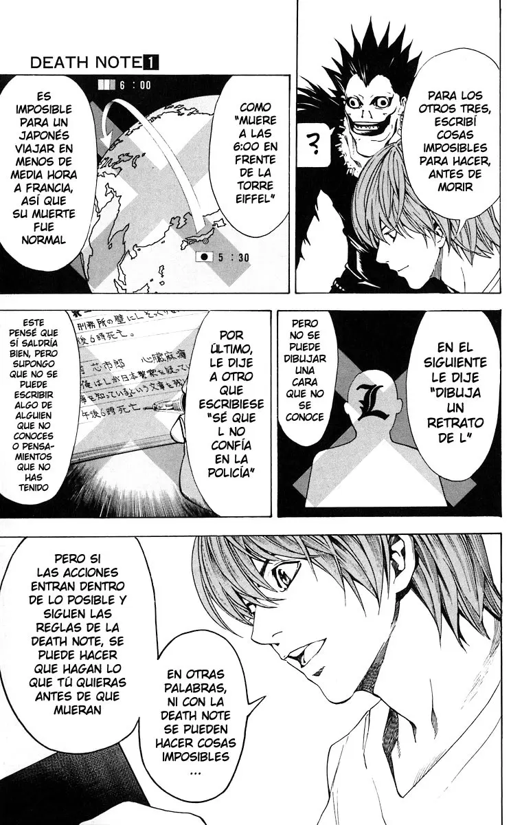 Death Note capítulo 6, página 17