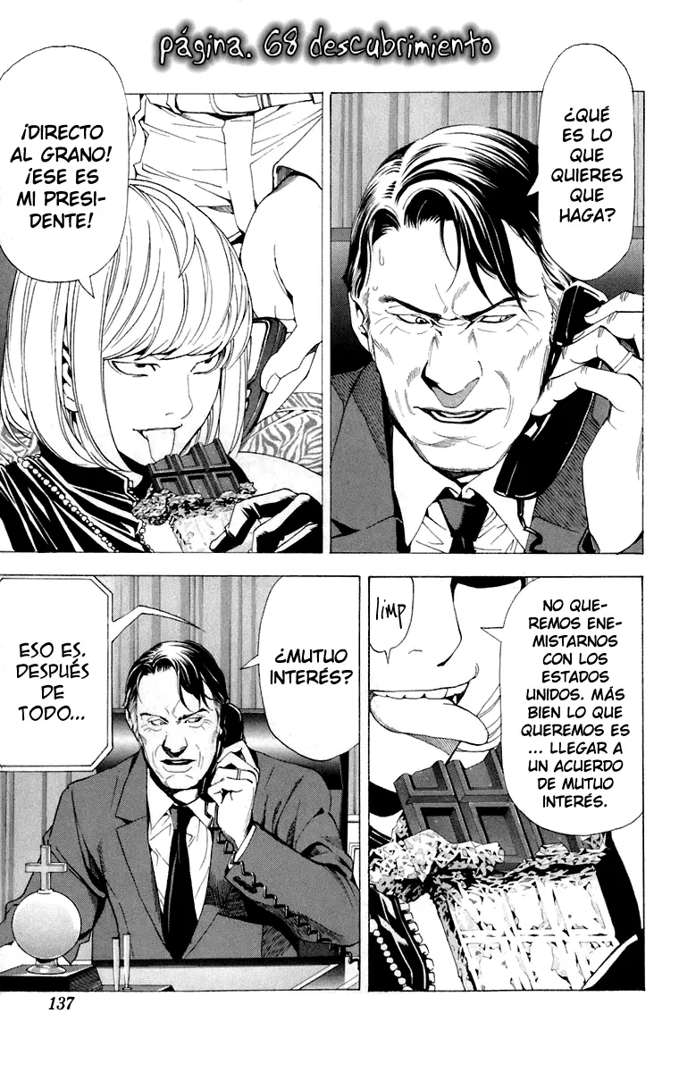 Death Note capítulo 68, página 1