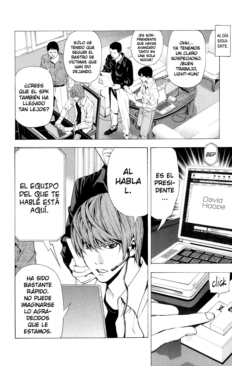 Death Note capítulo 69, página 4
