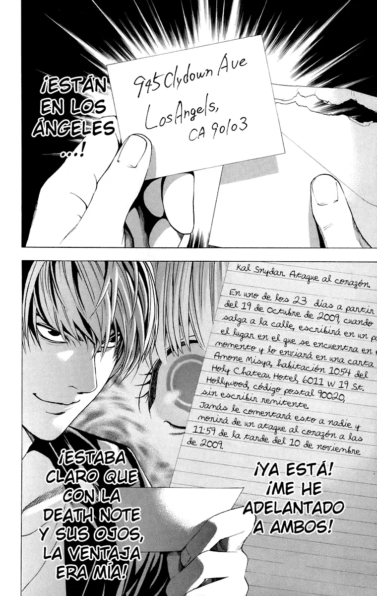 Death Note capítulo 69, página 14
