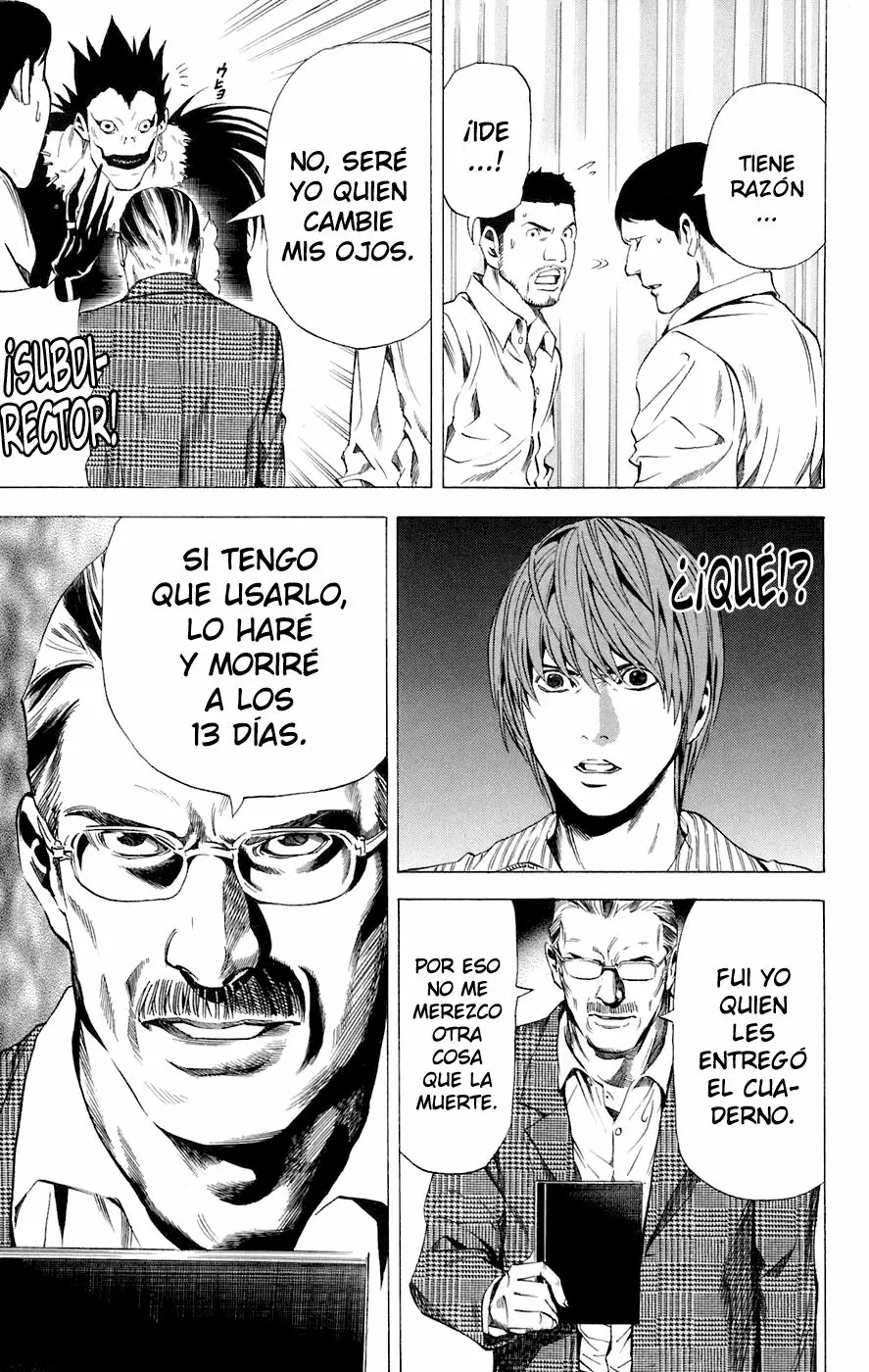 Death Note capítulo 71, página 27