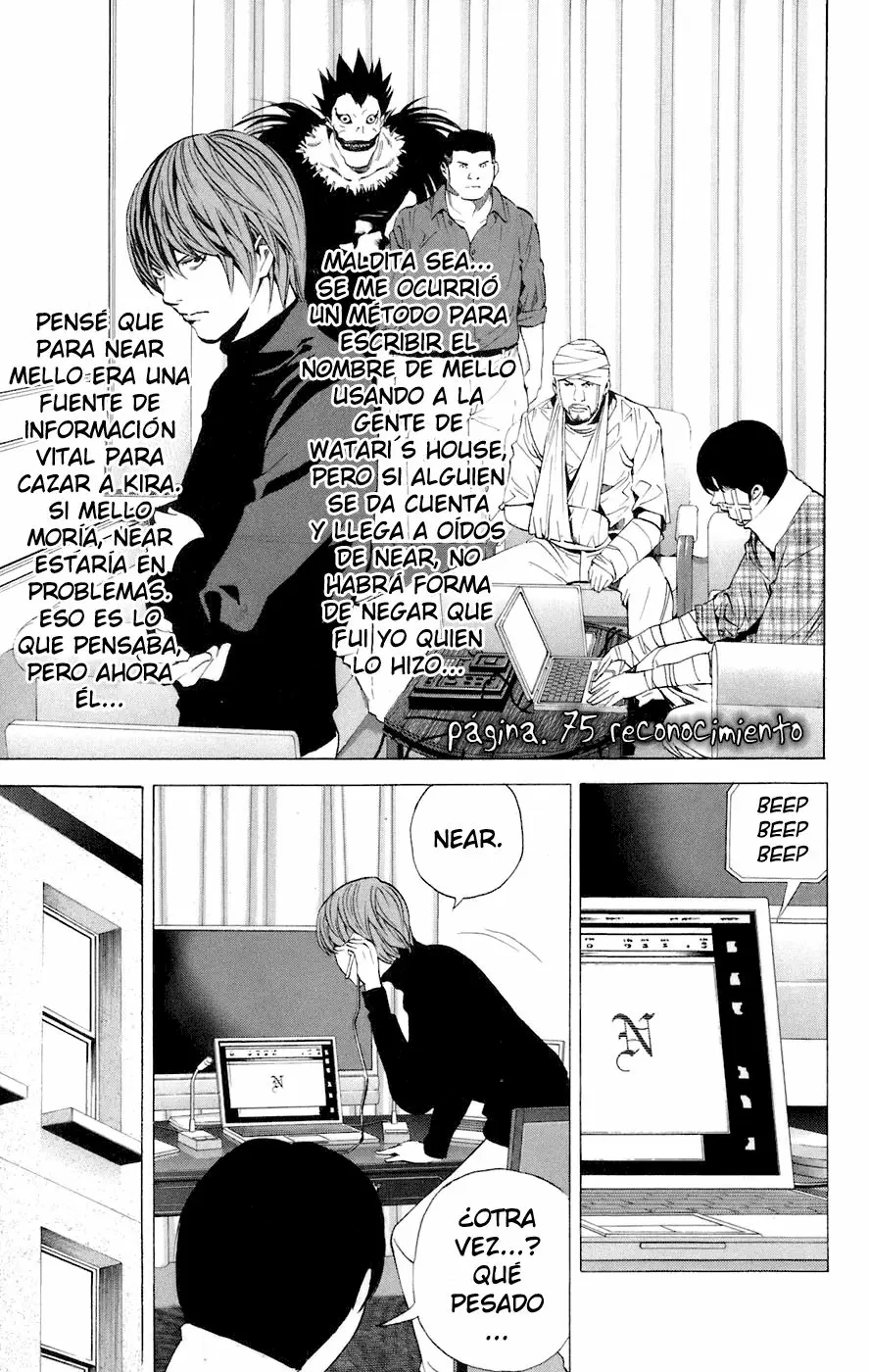 Death Note capítulo 75, página 1