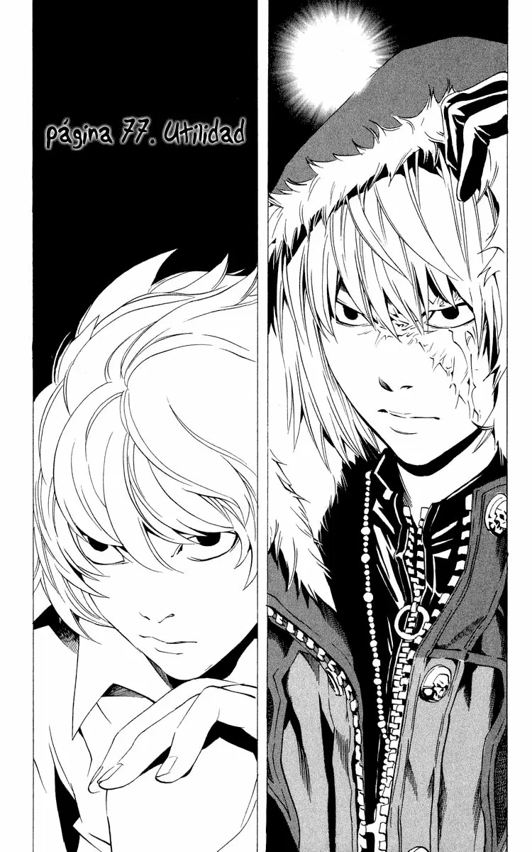Death Note capítulo 77, página 1