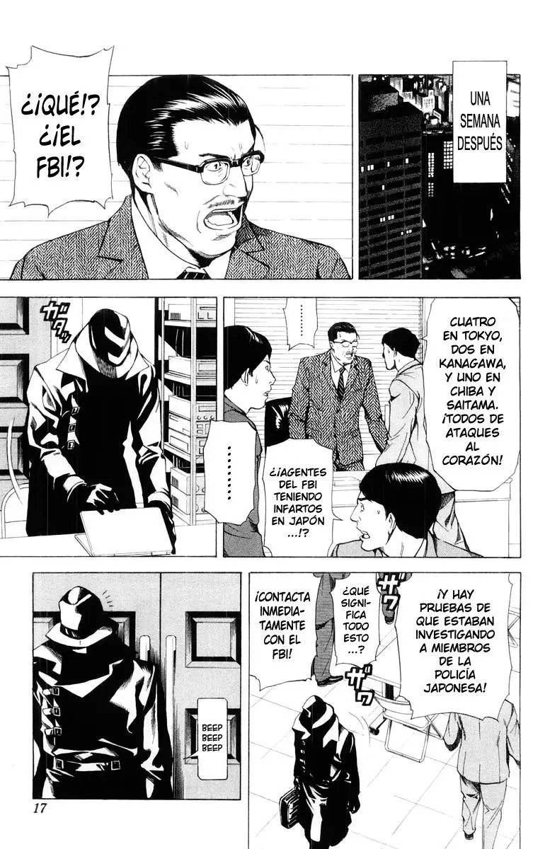 Death Note capítulo 8, página 19