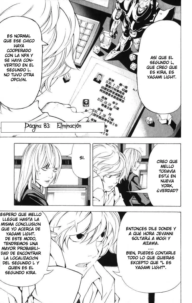 Death Note capítulo 83, página 2
