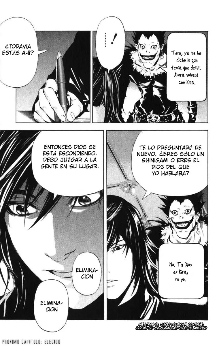 Death Note capítulo 84, página 19
