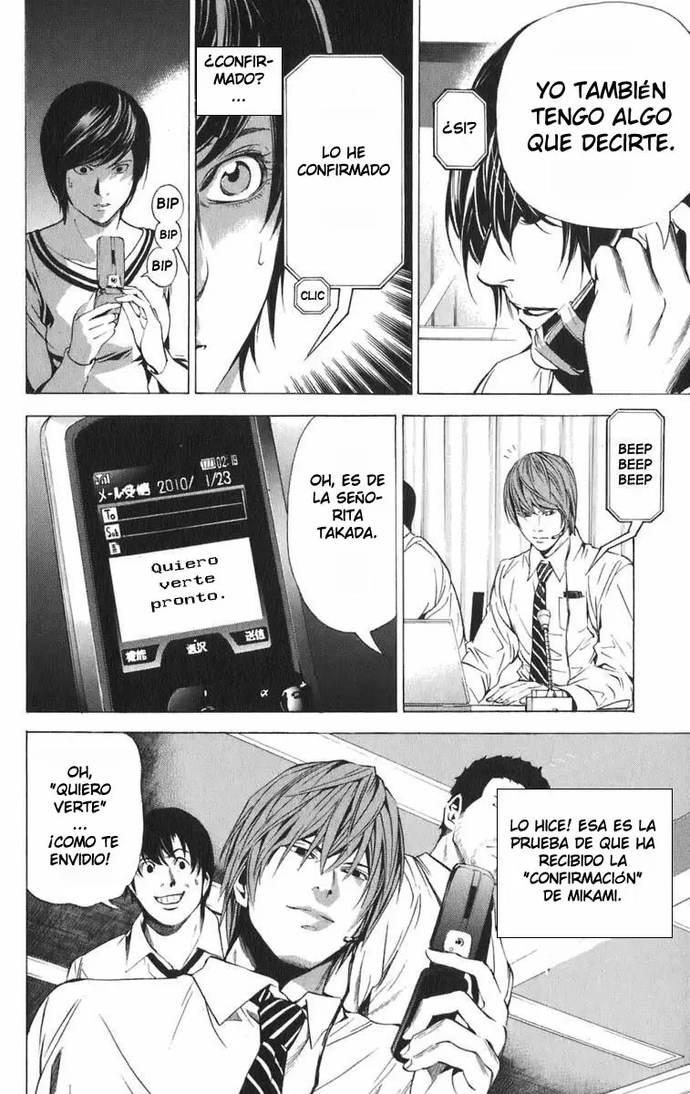 Death Note capítulo 97, página 14