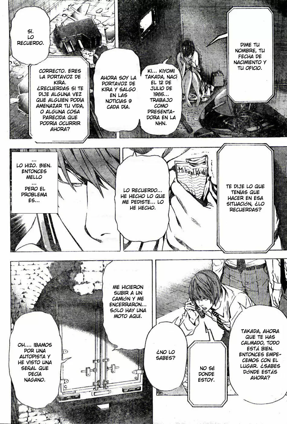 Death Note capítulo 99, página 14
