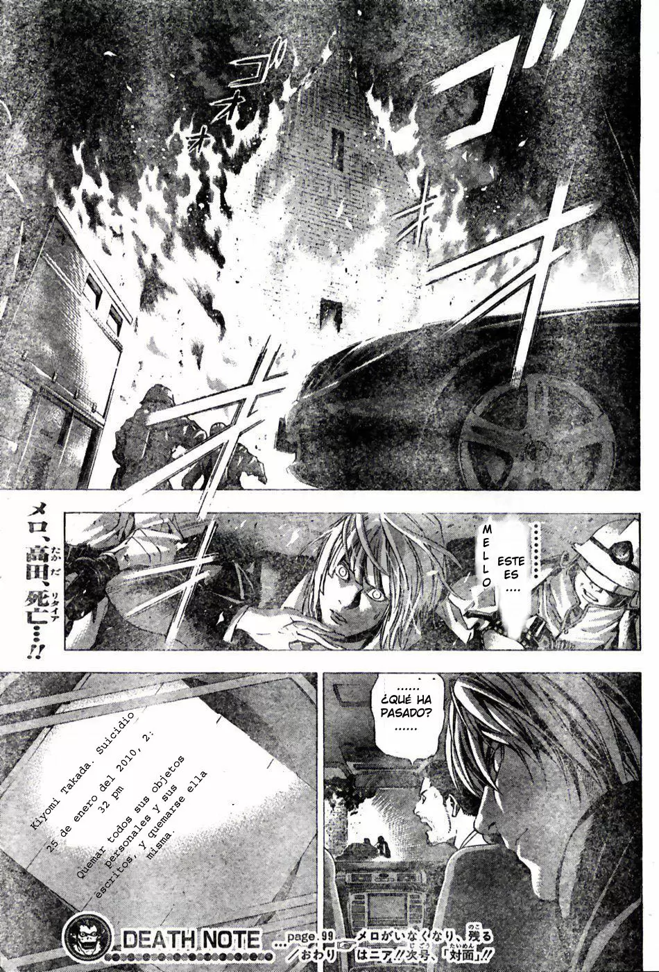 Death Note capítulo 99, página 19