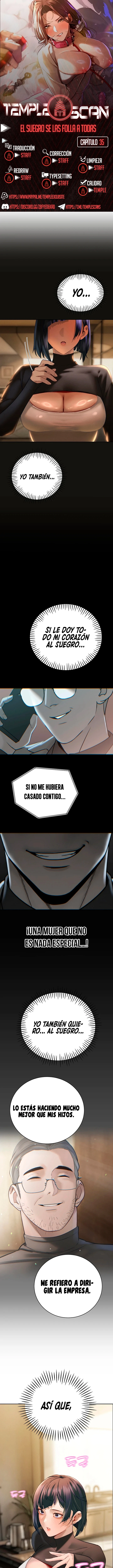 El Suegro En Medio de Todas capítulo 35, página 1