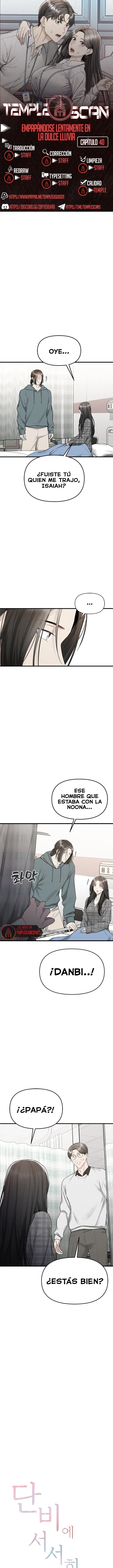 Empapandose lentamente en la dulce lluvia capítulo 40, página 1