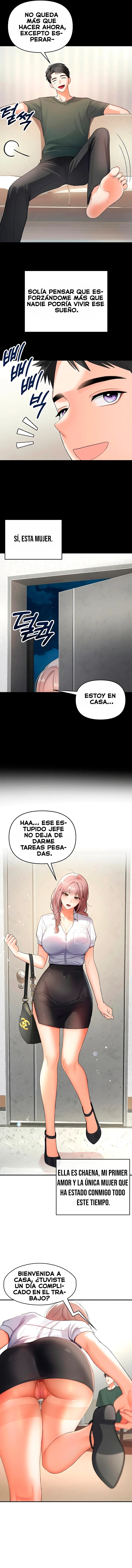 En la tienda de masajes, soy el único hombre capítulo 1, página 3