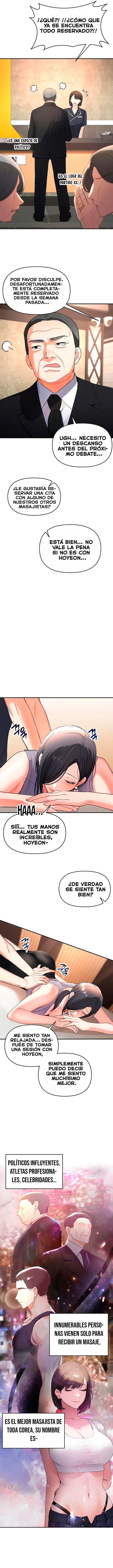 En la tienda de masajes, soy el único hombre capítulo 1, página 10