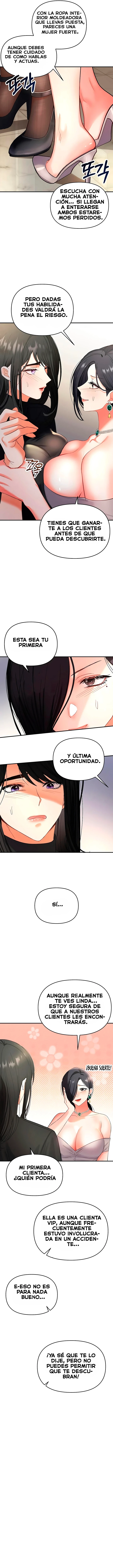 En la tienda de masajes, soy el único hombre capítulo 1, página 22