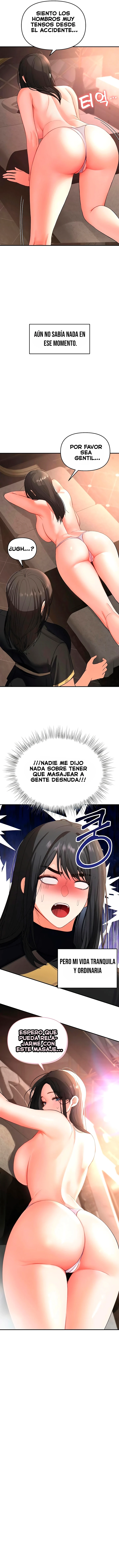 En la tienda de masajes, soy el único hombre capítulo 1, página 25