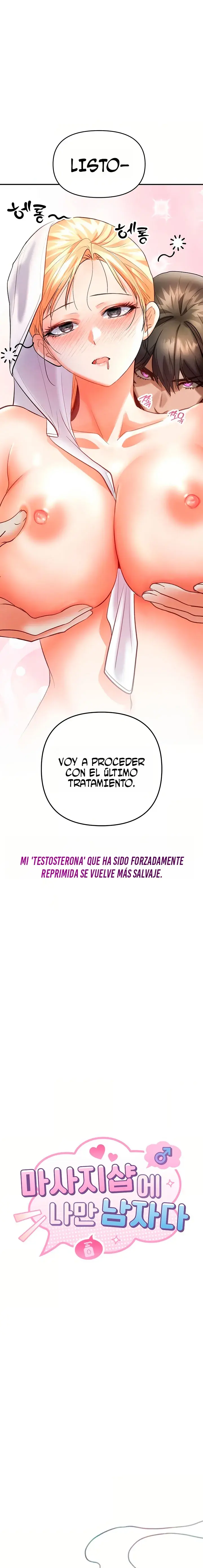 En la tienda de masajes, soy el único hombre capítulo 10, página 4