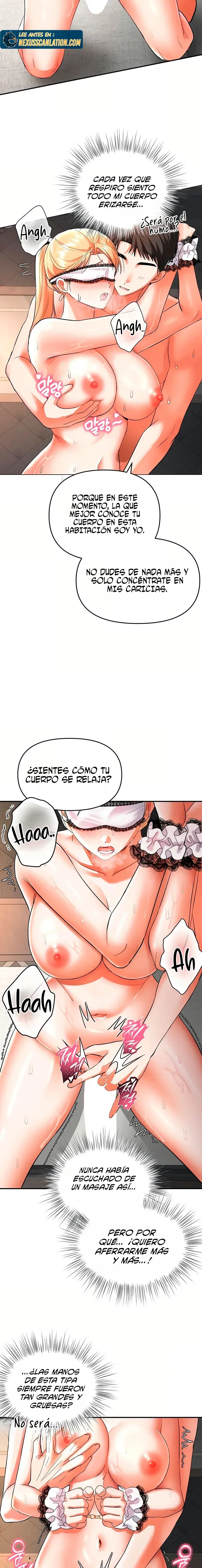 En la tienda de masajes, soy el único hombre capítulo 10, página 9
