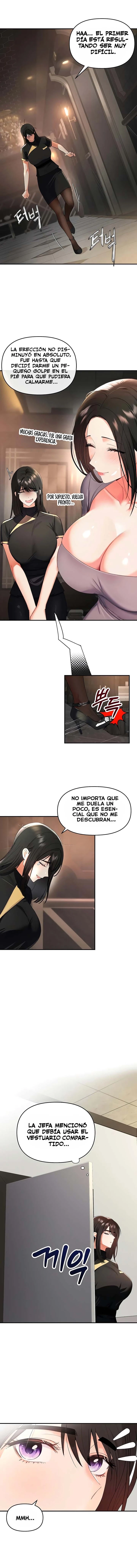 En la tienda de masajes, soy el único hombre capítulo 2, página 10