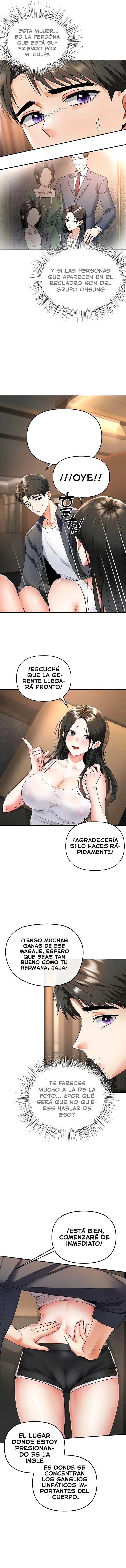 En la tienda de masajes, soy el único hombre capítulo 6, página 9