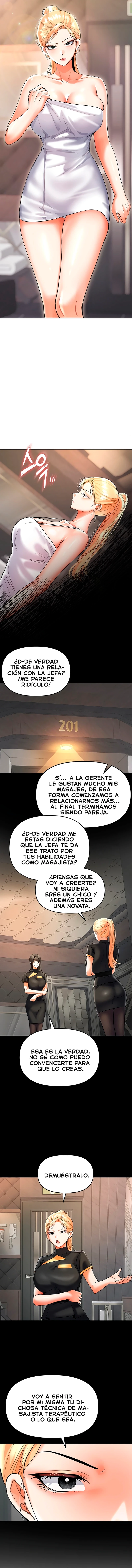 En la tienda de masajes, soy el único hombre capítulo 9, página 6