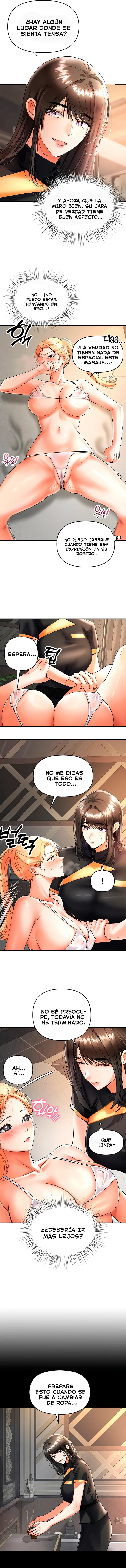En la tienda de masajes, soy el único hombre capítulo 9, página 10