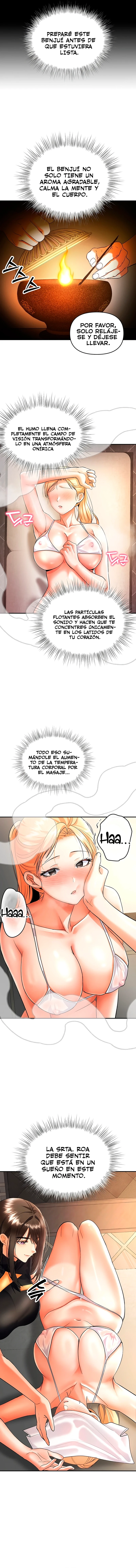 En la tienda de masajes, soy el único hombre capítulo 9, página 11