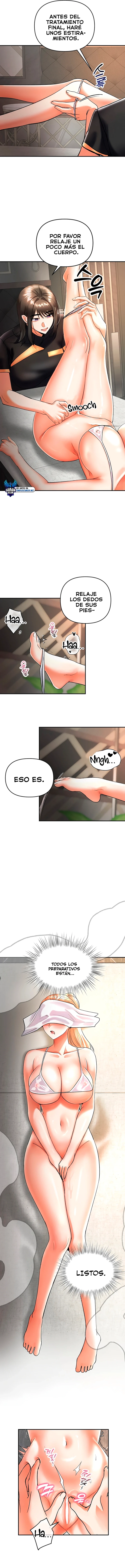 En la tienda de masajes, soy el único hombre capítulo 9, página 12