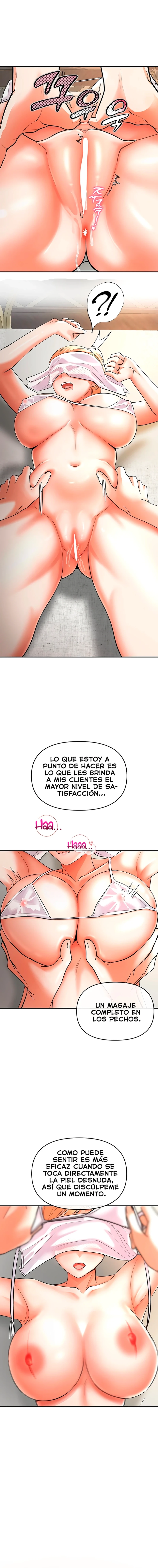 En la tienda de masajes, soy el único hombre capítulo 9, página 13