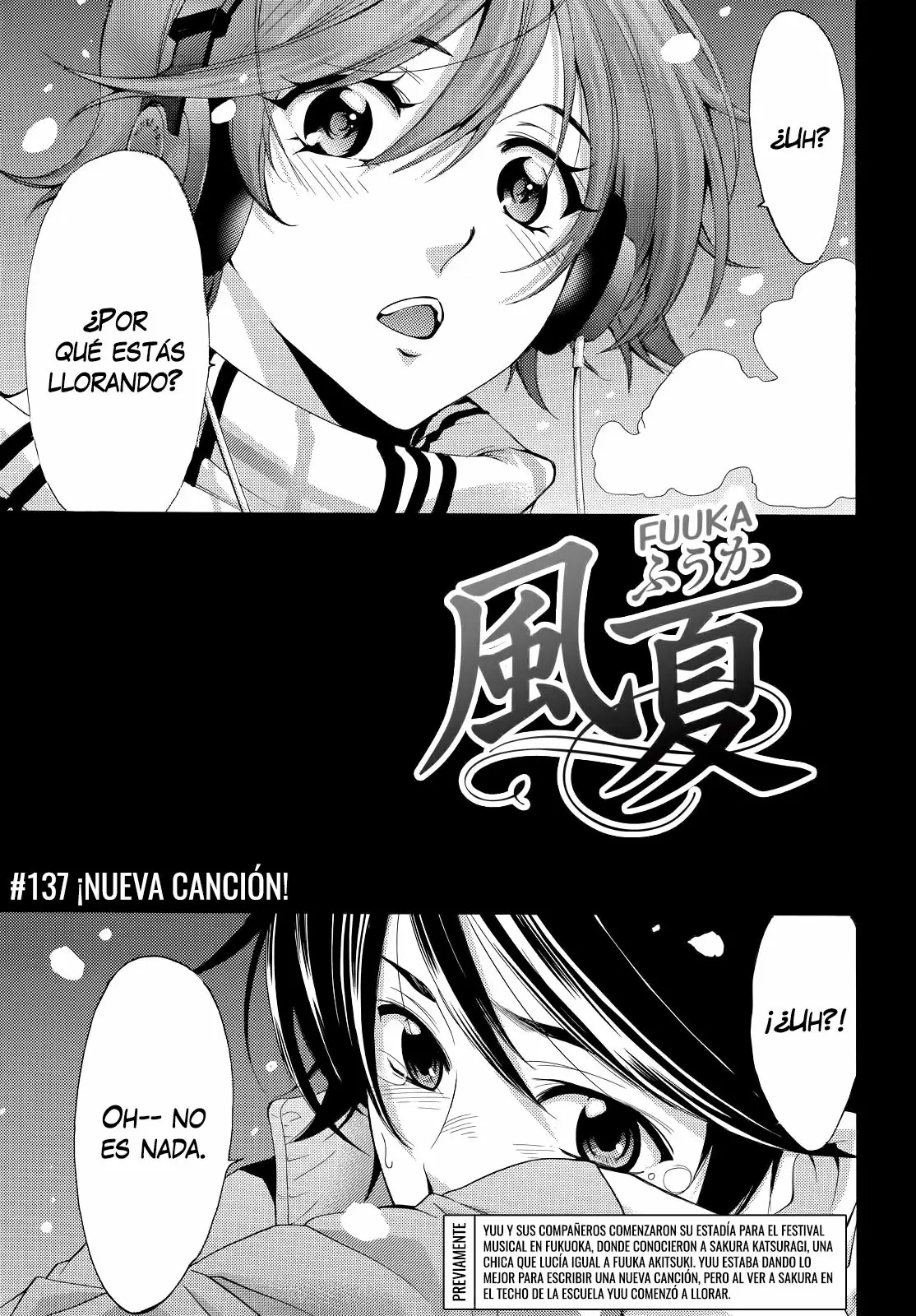 Fuuka capítulo 137, página 2