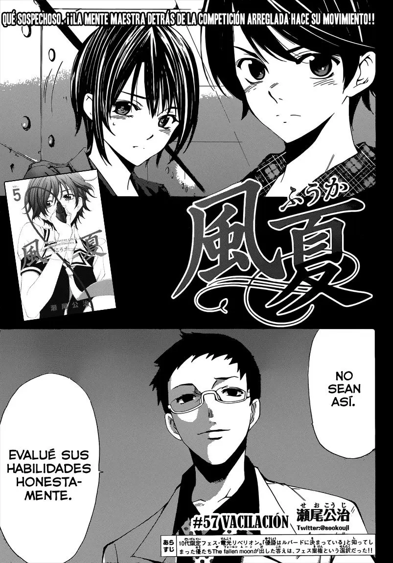 Fuuka capítulo 57, página 2