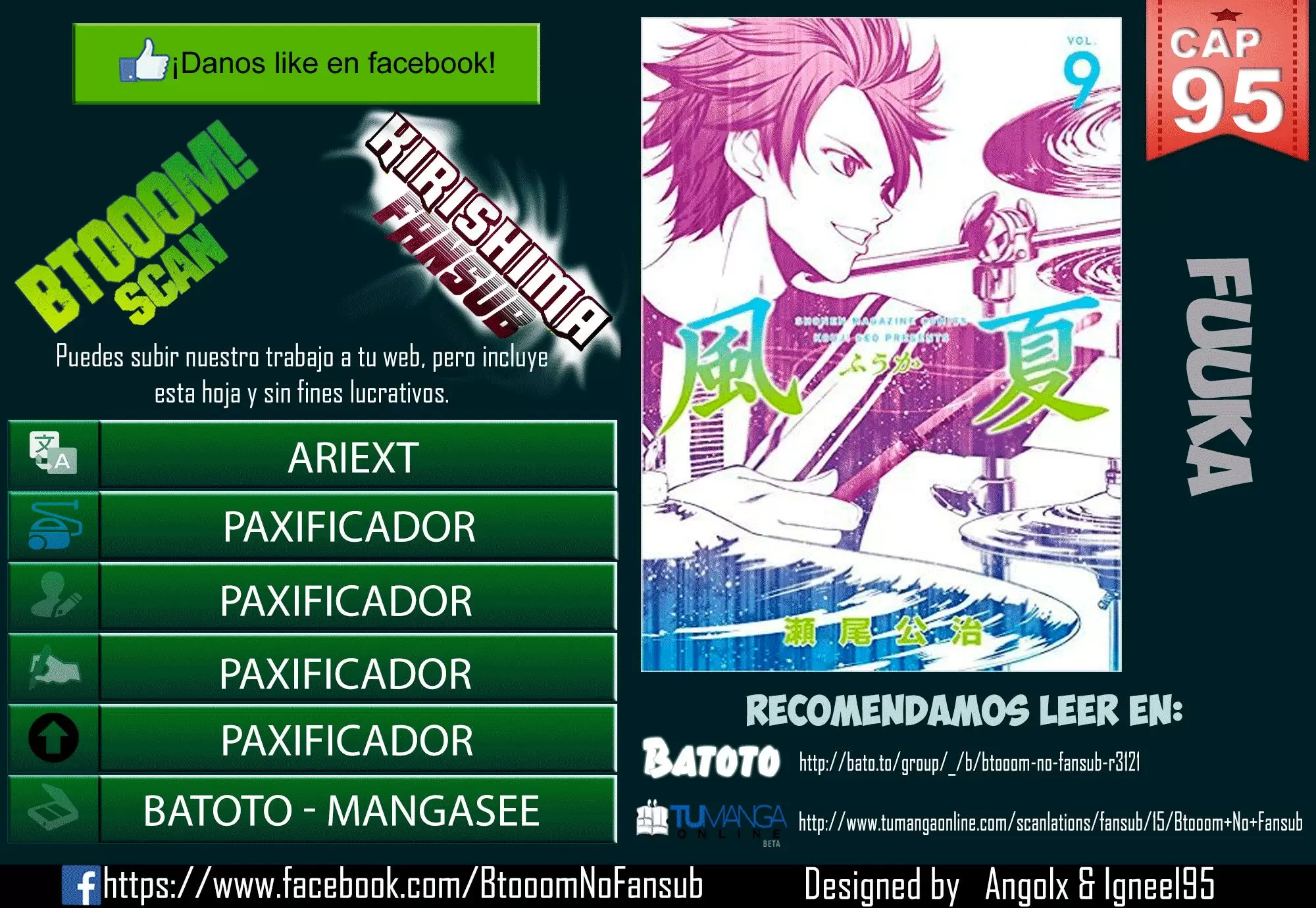 Fuuka capítulo 95, página 1