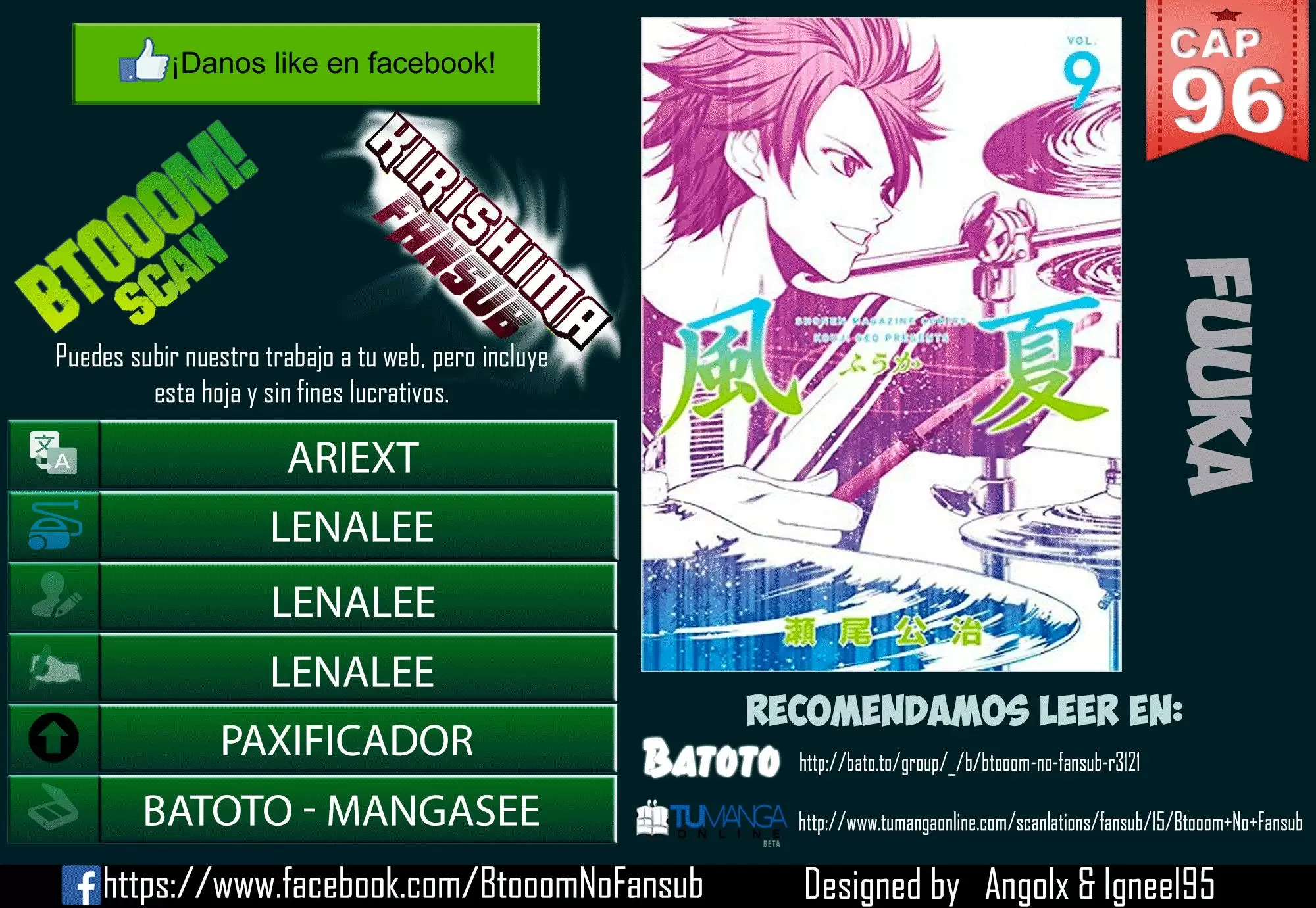 Fuuka capítulo 96, página 1