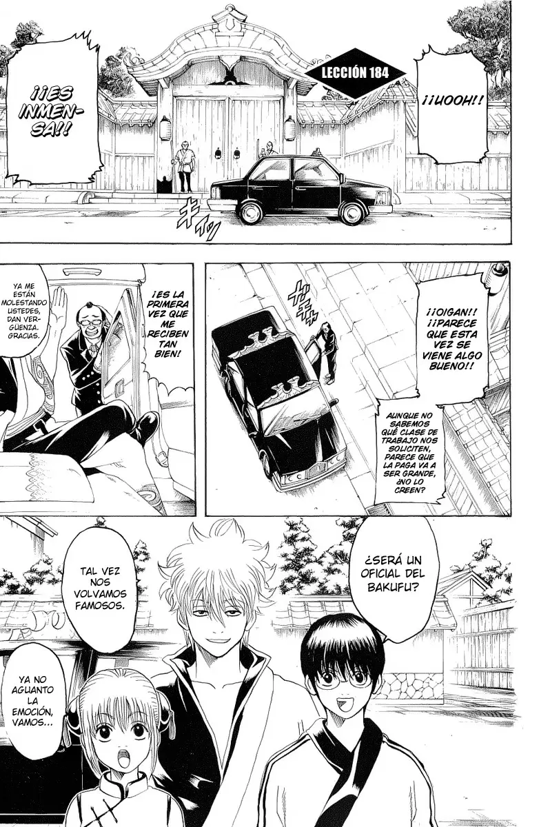 Gintama capítulo 184, página 1