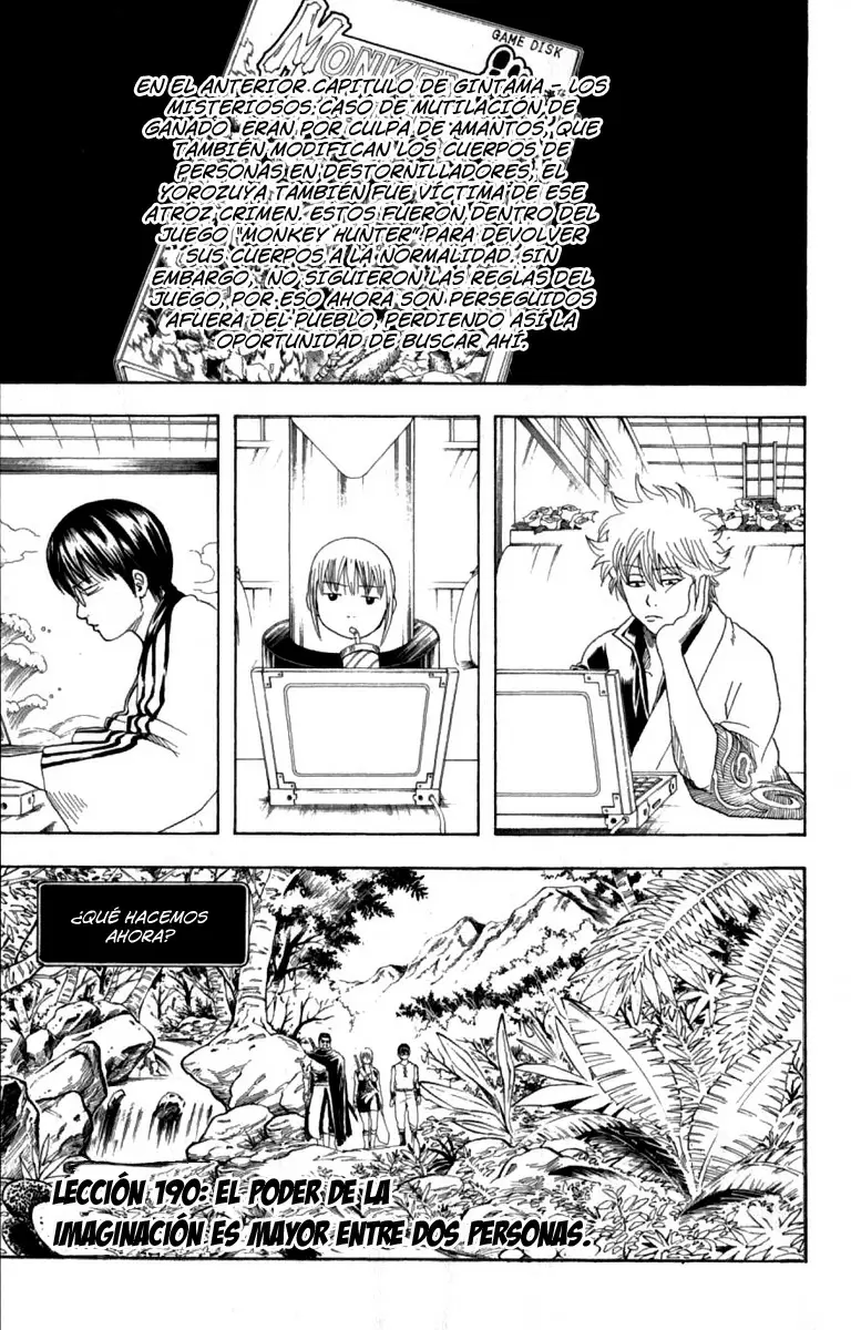 Gintama capítulo 190, página 1