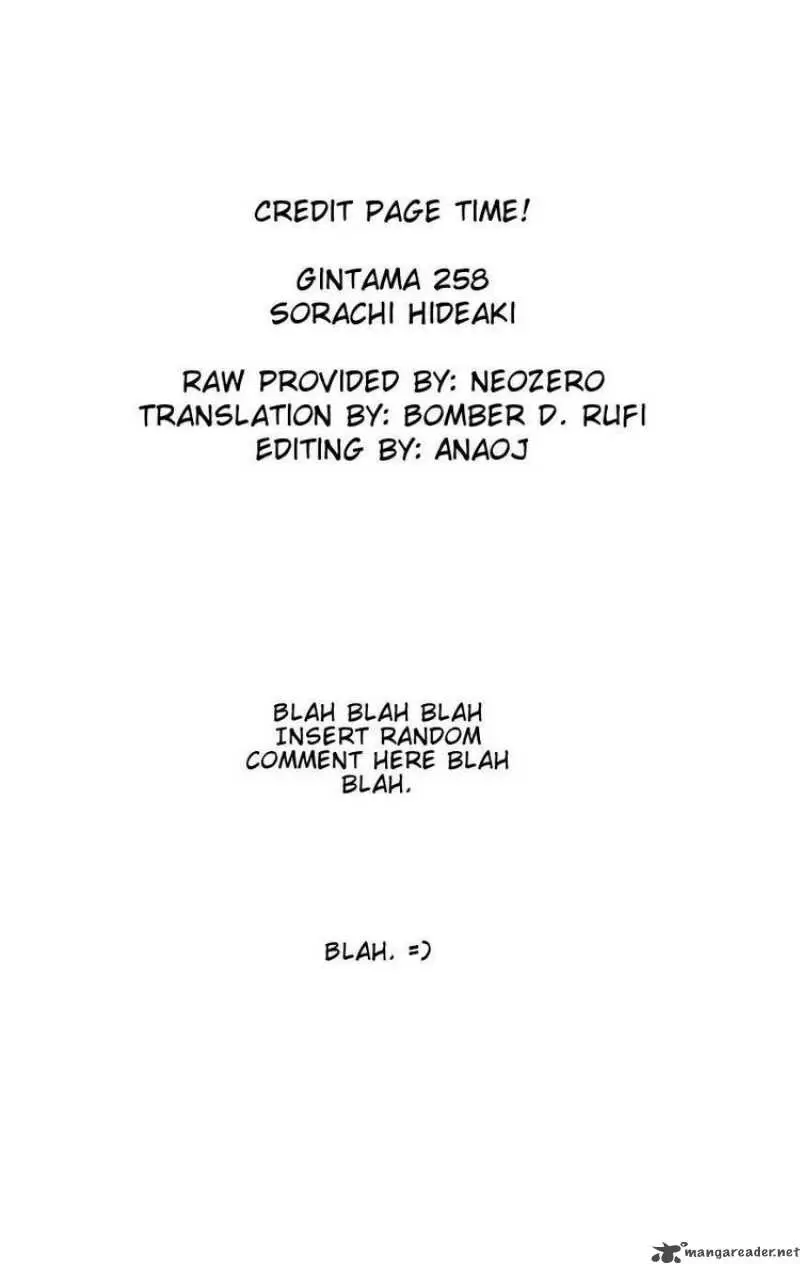 Gintama capítulo 258, página 21