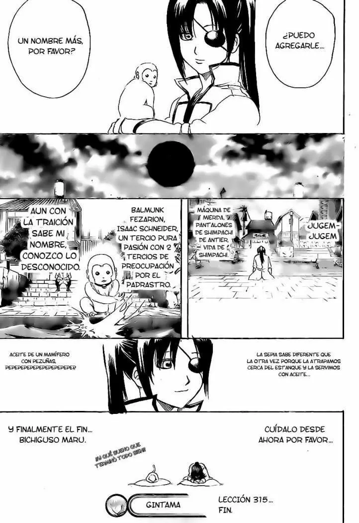 Gintama capítulo 315, página 18
