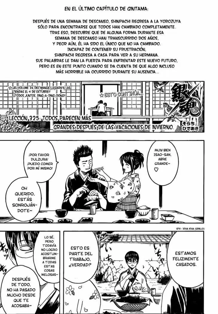 Gintama capítulo 325, página 1